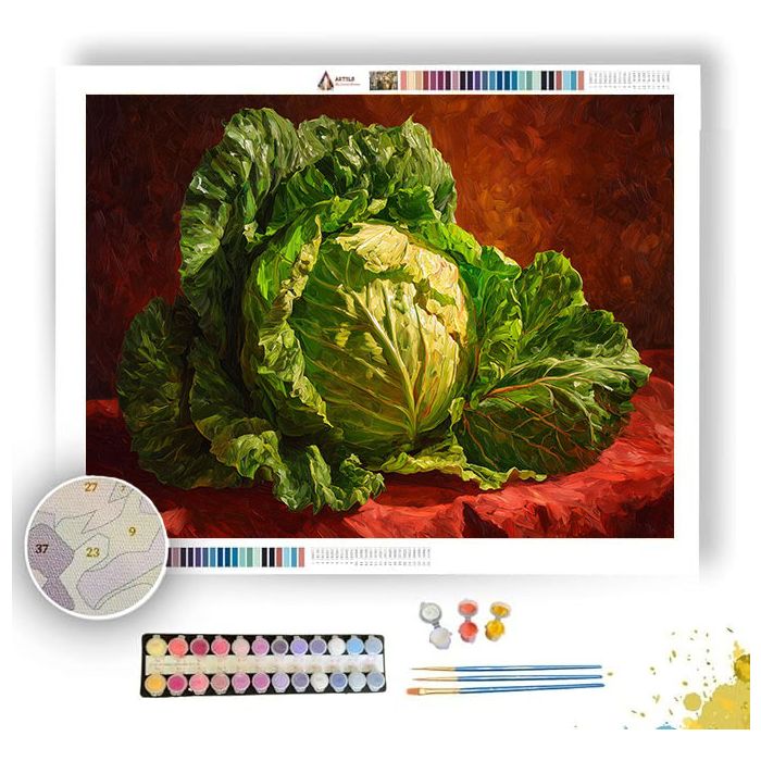 LETTUCE LEAVES - Paint by Numbers Full Kit