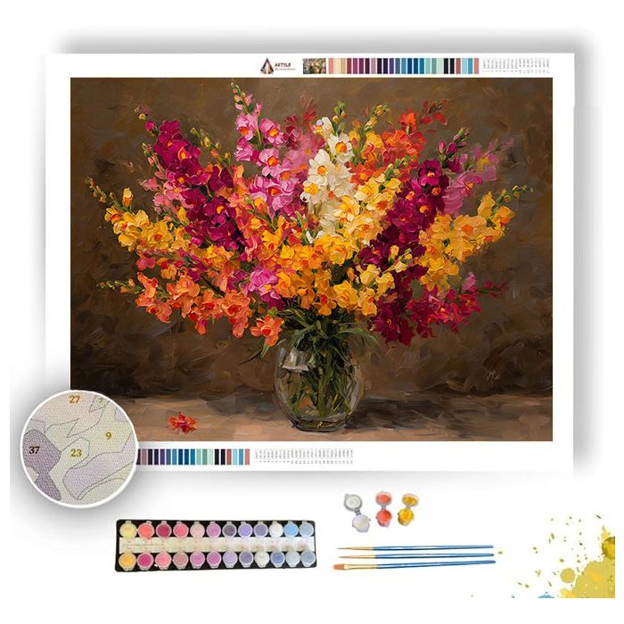 SNAPDRAGON SMILE - Paint by Numbers Full Kit
