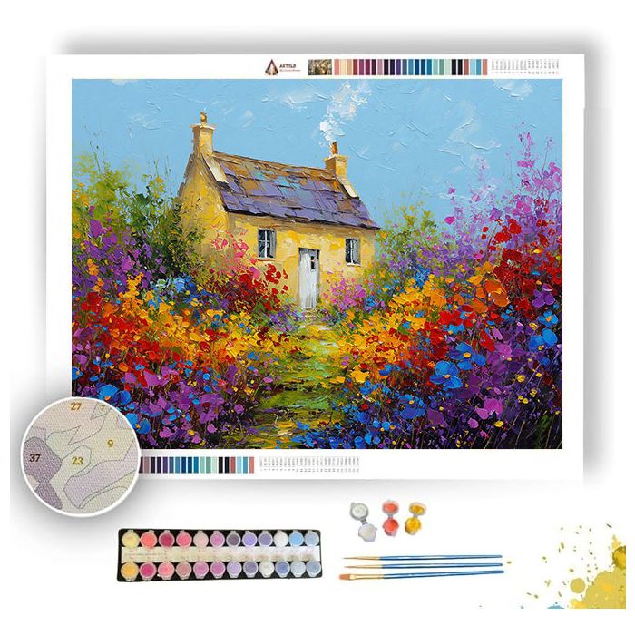 COSY COTTAGE - Paint by Numbers Full Kit
