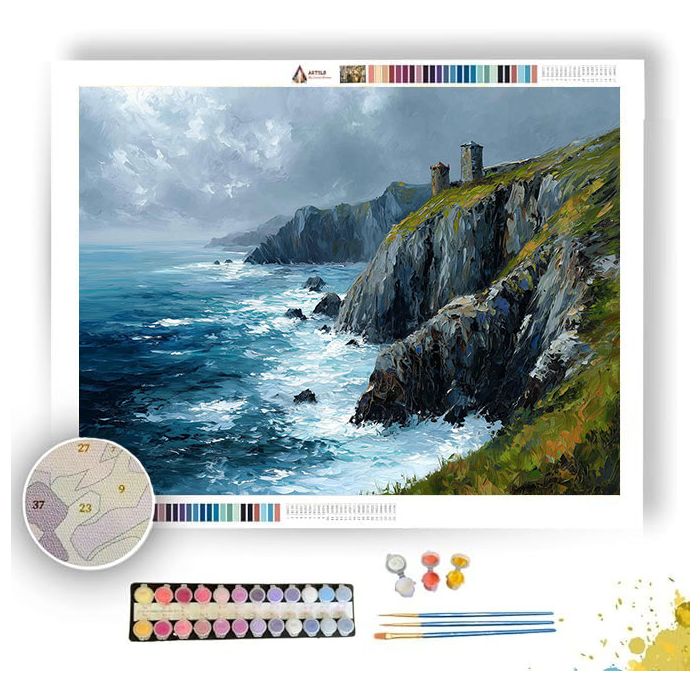 IRISH COASTLINE - Paint by Numbers Full Kit