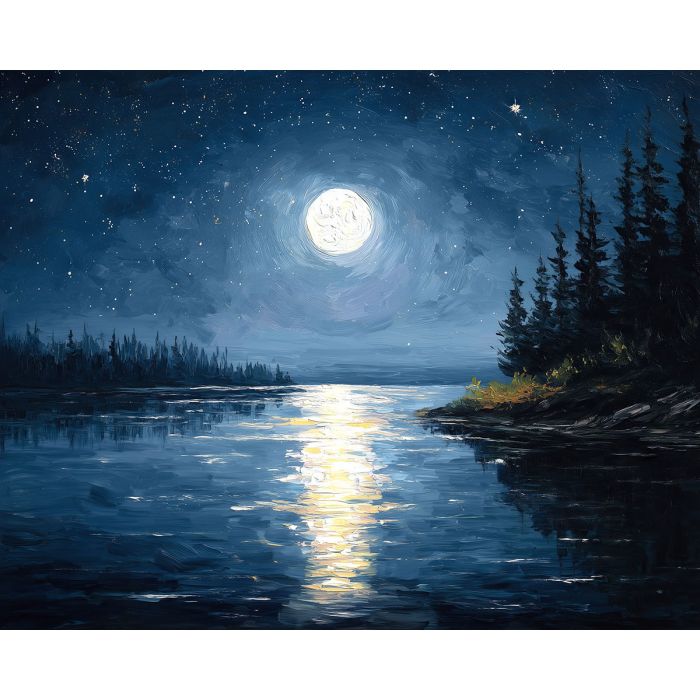 MOONLIT LAKESIDE