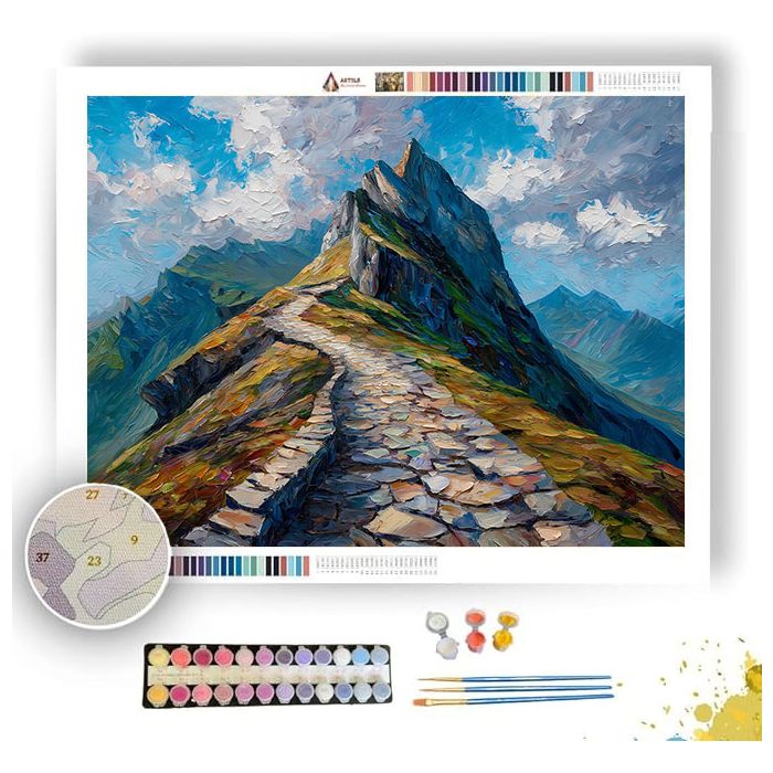 MOUNTAIN PATH - Paint by Numbers Full Kit