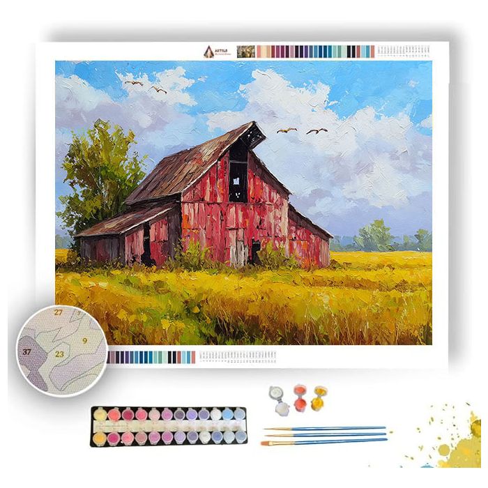 OLD BARN - Paint by Numbers Full Kit