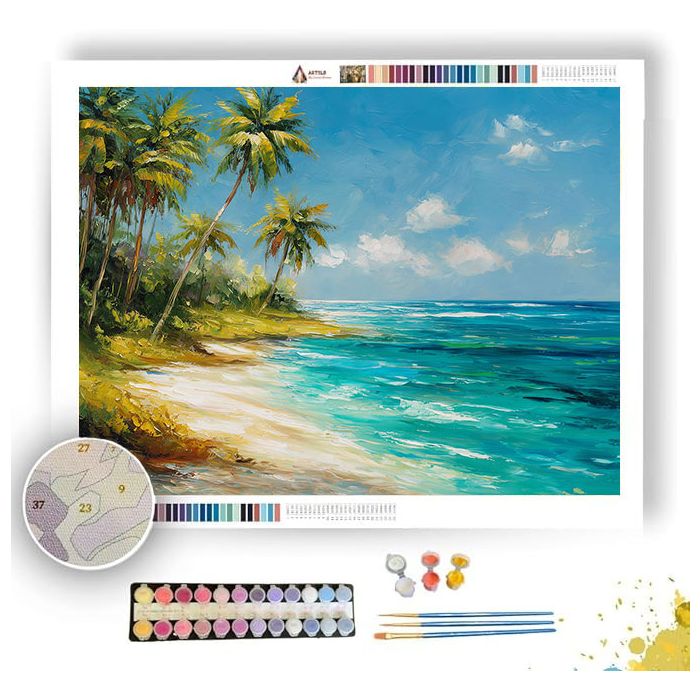 TROPICAL PARADISE - Paint by Numbers Full Kit