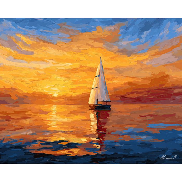 SAILBOAT ON THE SEA