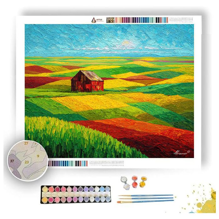 SUMMER IN THE COUNTRYSIDE - Paint by Numbers Full Kit