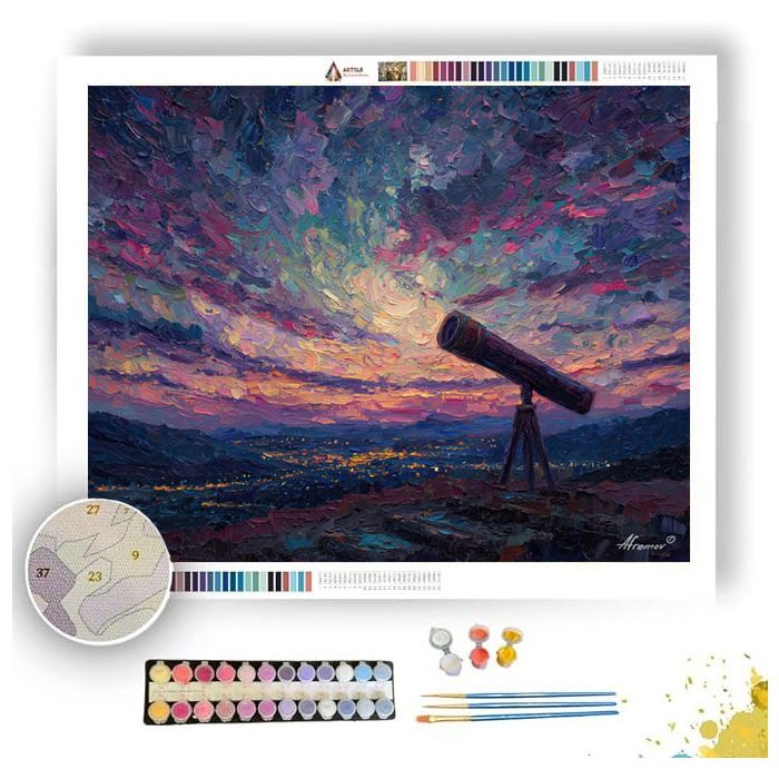 THE GALAXYS EDGE - Paint by Numbers Full Kit