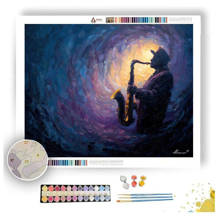 THE JAZZ CLUB - Paint by Numbers Full Kit