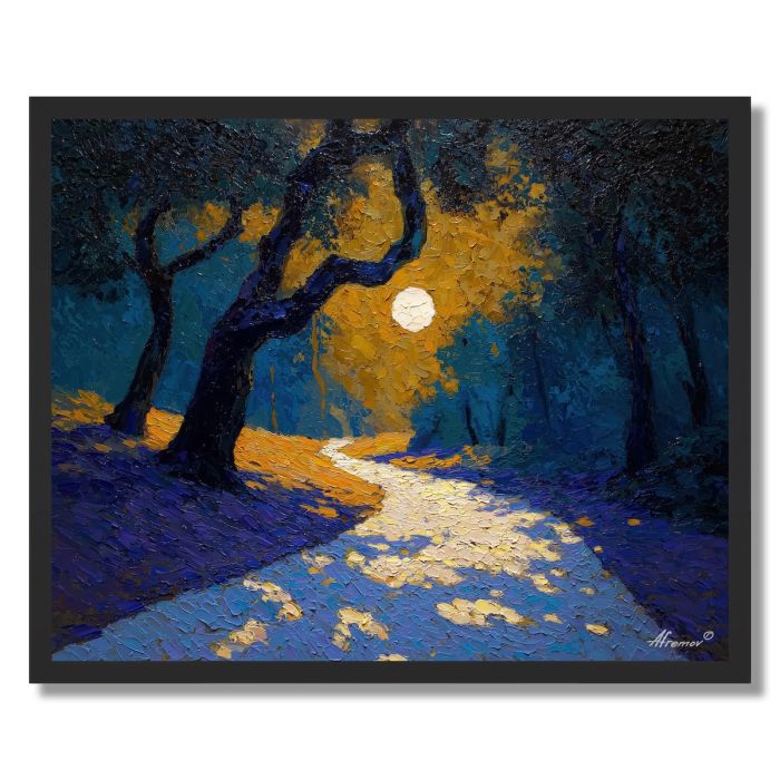 THE MOONS SHADOW - FRAMED