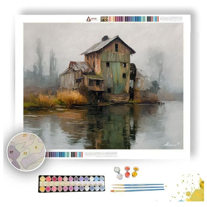 THE OLD WATERMILL - Paint by Numbers Full Kit