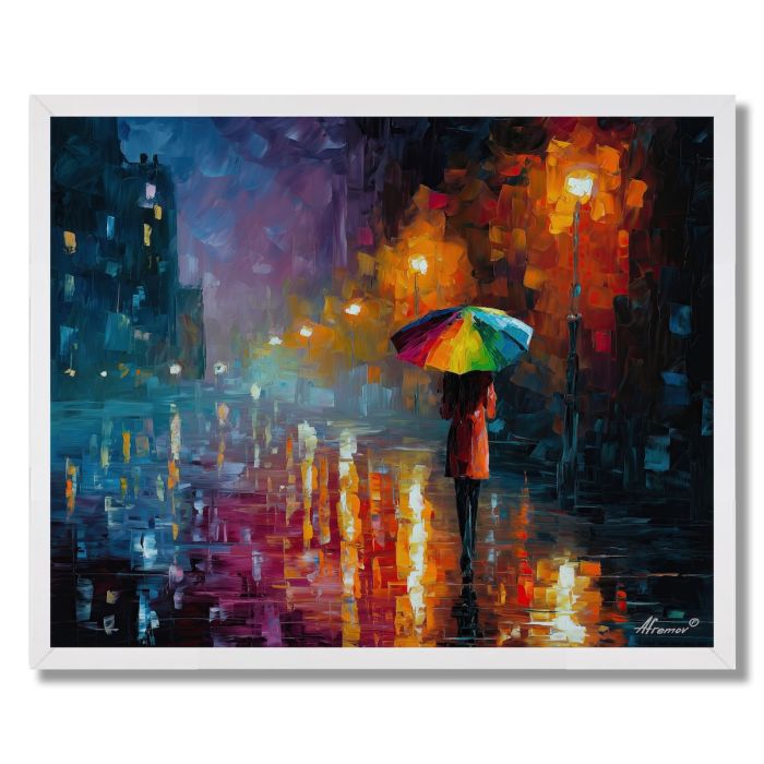 THE RAINBOW UMBRELLA - FRAMED