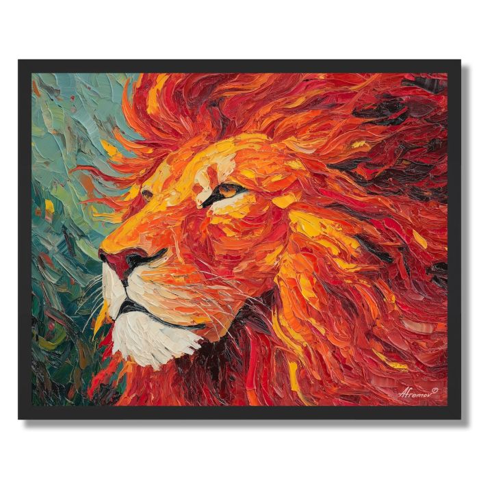 THE RED LION - FRAMED