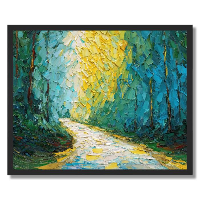 THE SUNLIT PATH - FRAMED