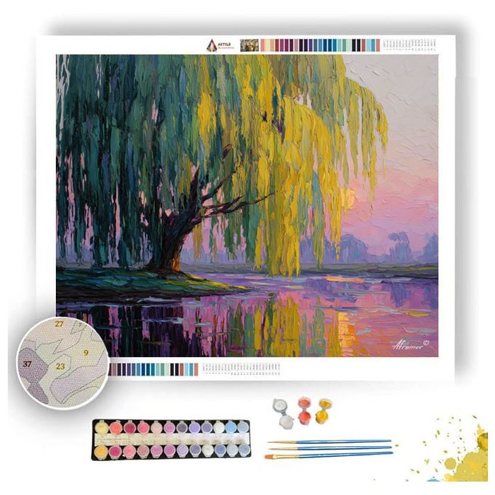 THE WEEPING WILLOW - Paint by Numbers Full Kit