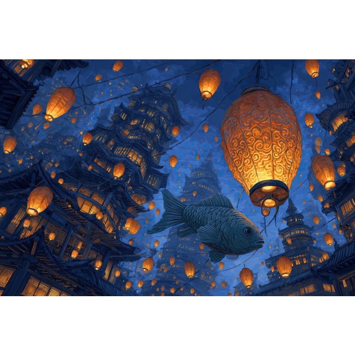 CITY OF GHOSTLY LANTERNS