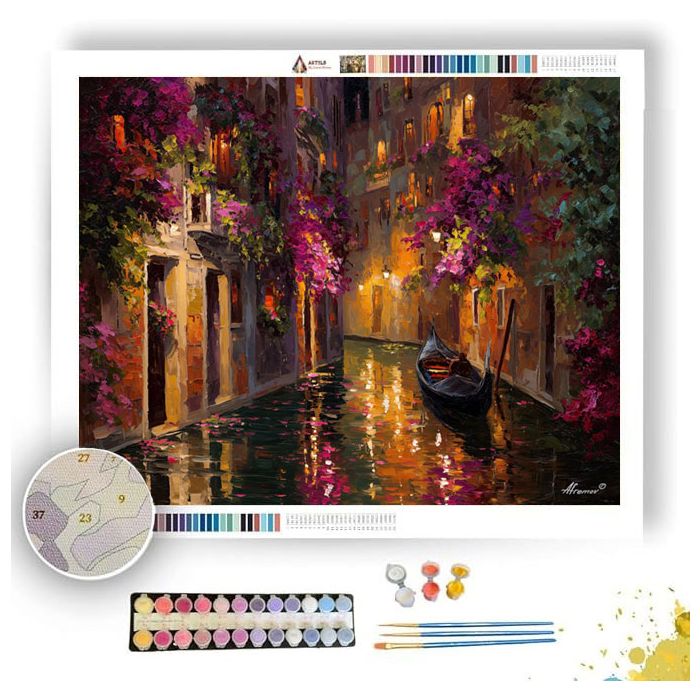 FUSCHIA FANTASY - Paint by Numbers Full Kit