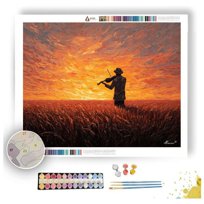 GOLDEN CADENCE - Paint by Numbers Full Kit