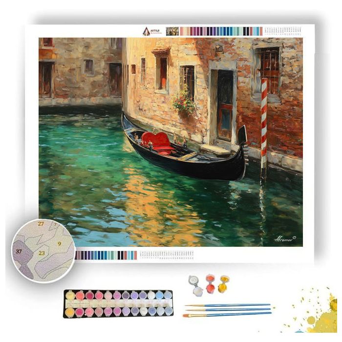 ECHOING CANAL - Paint by Numbers Full Kit