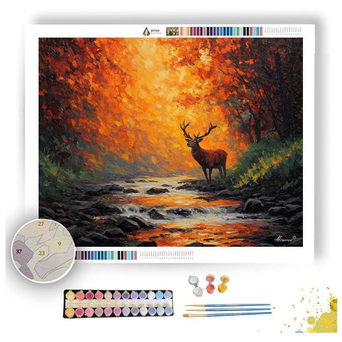 COPPER FALLS - Paint by Numbers Full Kit