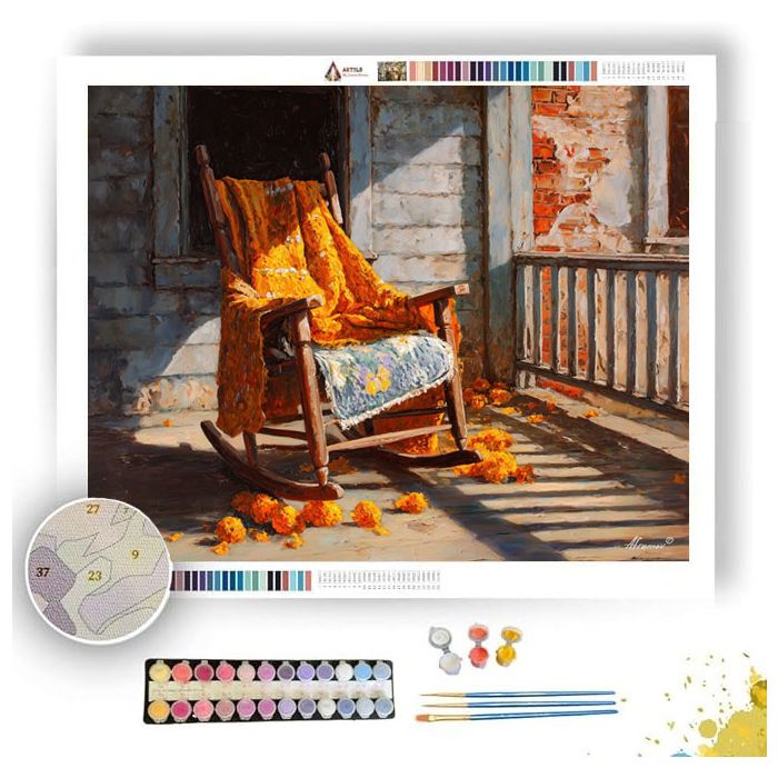 MARIGOLD MEMORY - Paint by Numbers Full Kit