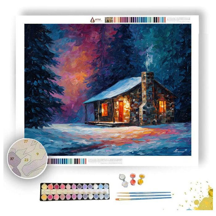 GARNET GLOW - Paint by Numbers Full Kit