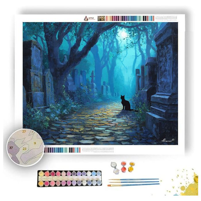 MOONSTONE PATHWAY - Paint by Numbers Full Kit