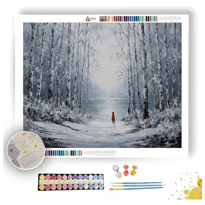 PLATINUM SILENCE - Paint by Numbers Full Kit