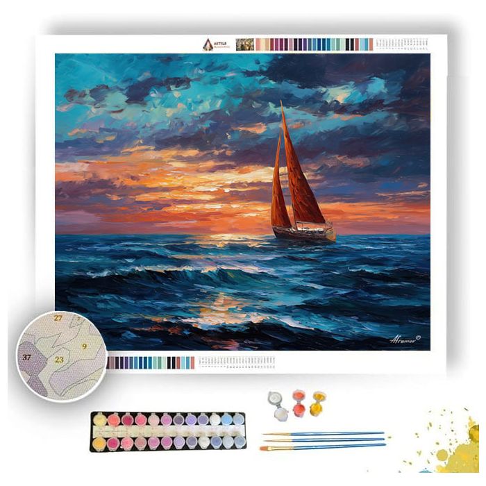CINNAMON SAIL - Paint by Numbers Full Kit