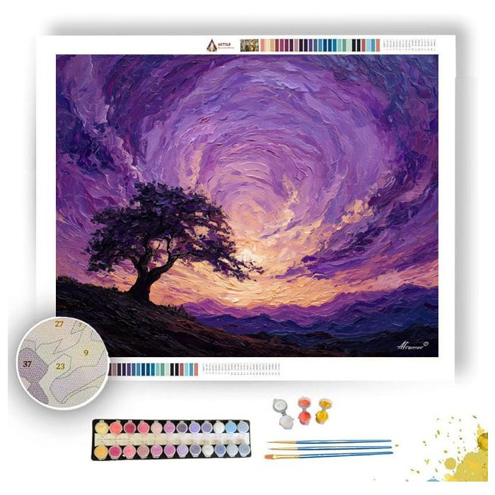 AMETHYST DAWN - Paint by Numbers Full Kit