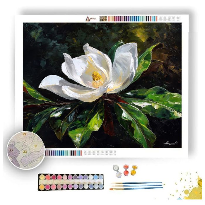 IVORY BLOOM - Paint by Numbers Full Kit