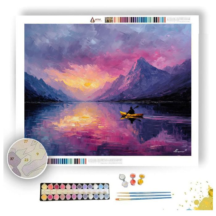 SAFFRON DRIFT - Paint by Numbers Full Kit