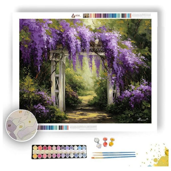 WHISPERING LATTICE - Paint by Numbers Full Kit