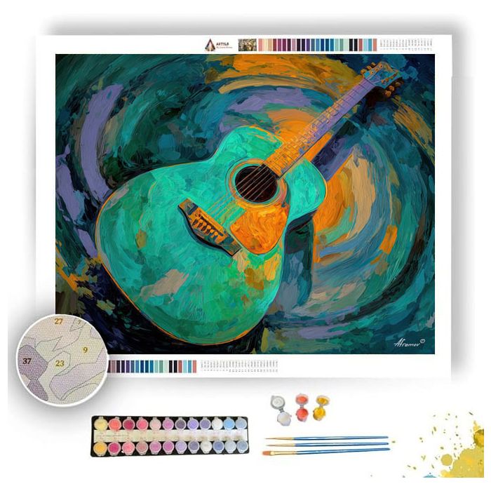 EMERALD FRET - Paint by Numbers Full Kit