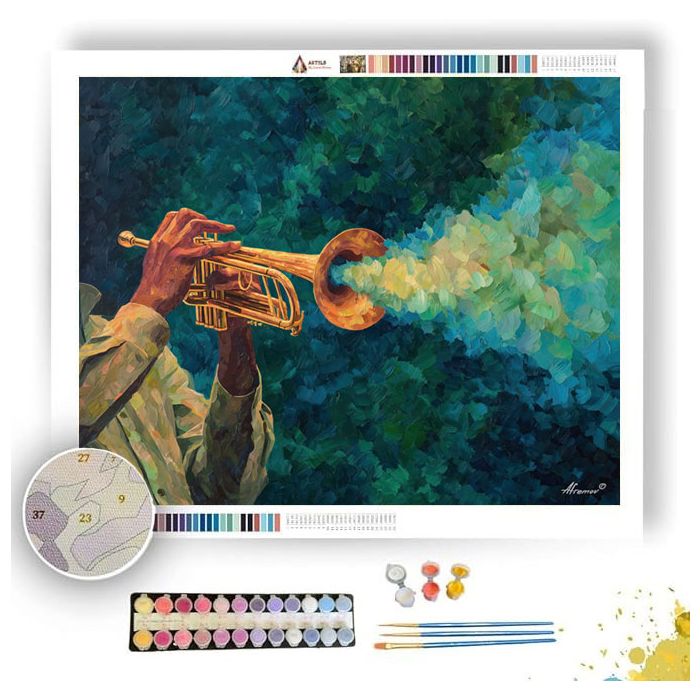 VERDANT BLOW - Paint by Numbers Full Kit