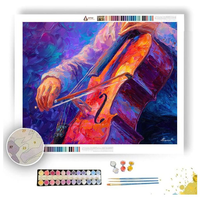 WHISPERING STRINGS - Paint by Numbers Full Kit