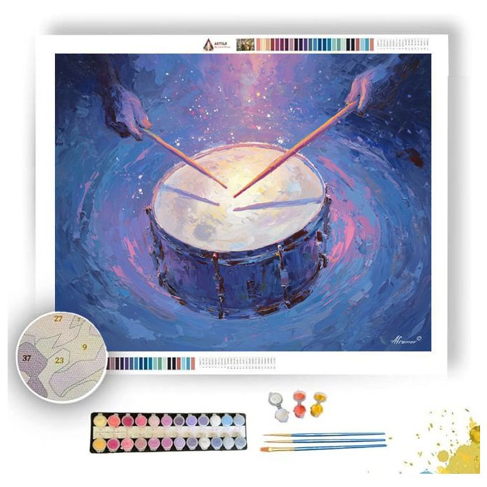 LUNAR PERCUSSION - Paint by Numbers Full Kit