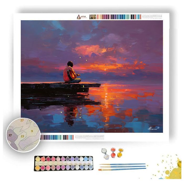 HARMONIC TWILIGHT - Paint by Numbers Full Kit