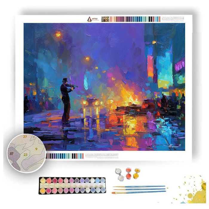 RAINY MELODY - Paint by Numbers Full Kit