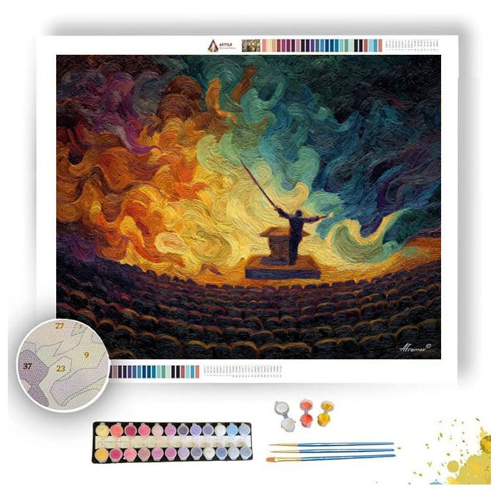 LOST CONDUCTOR - Paint by Numbers Full Kit