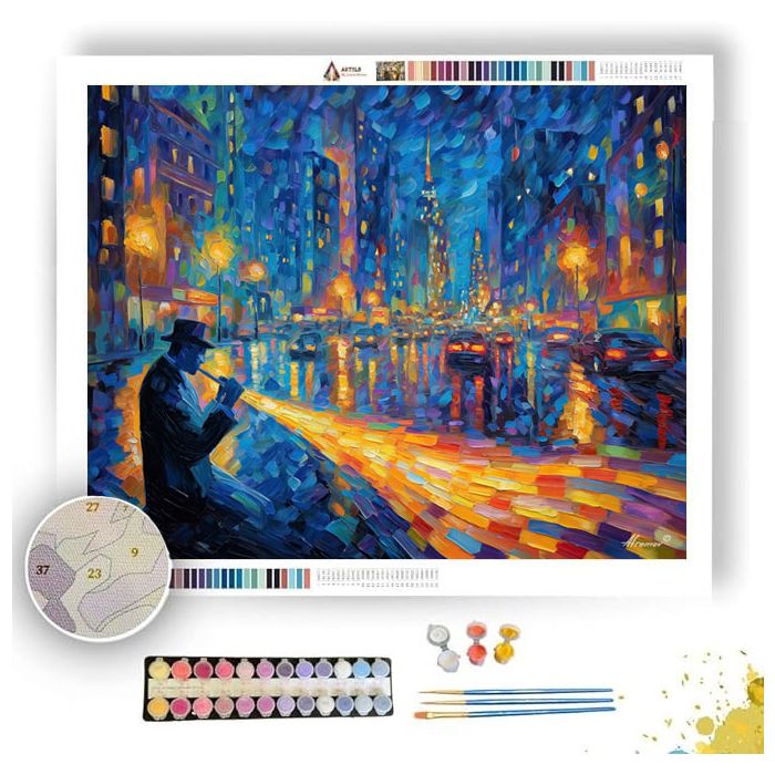 RHYTHM OF THE CITY - Paint by Numbers Full Kit
