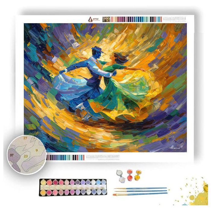 WHIRLWIND WALTZ - Paint by Numbers Full Kit