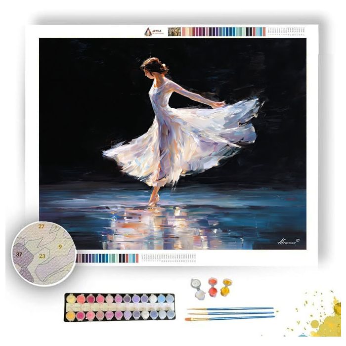 GHOSTLY GLIDE - Paint by Numbers Full Kit