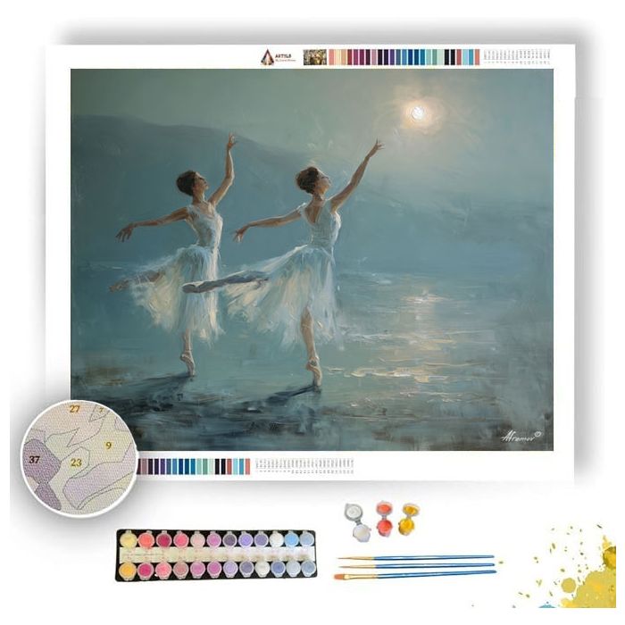 MOONLIGHT CHASSE - Paint by Numbers Full Kit