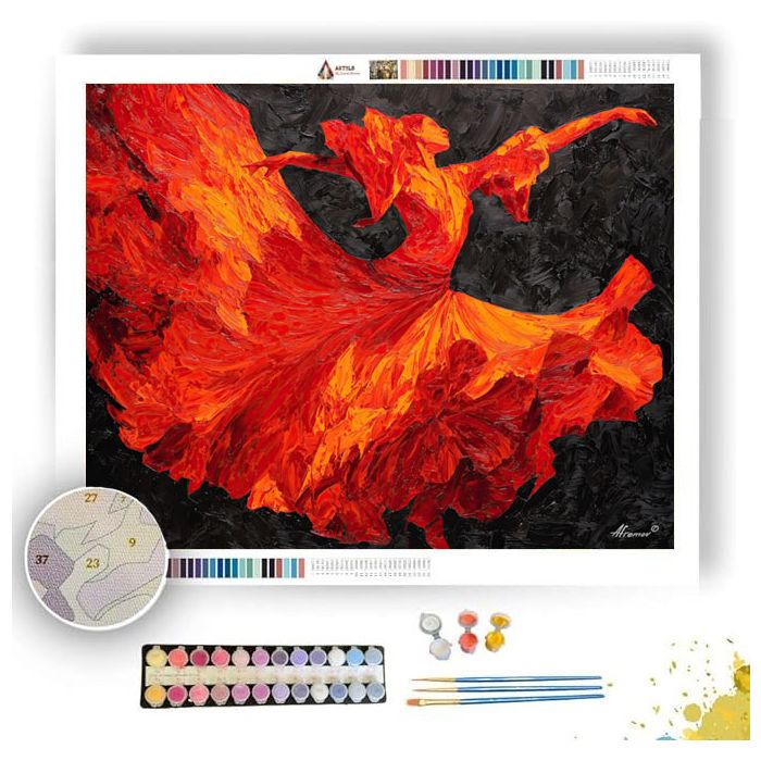 SCARLET SWING - Paint by Numbers Full Kit