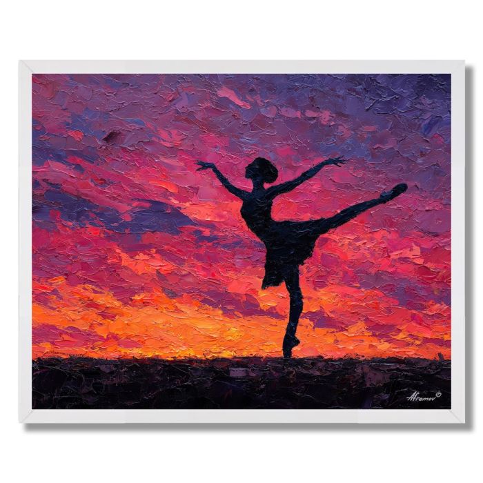 SUNSET PLIE - FRAMED