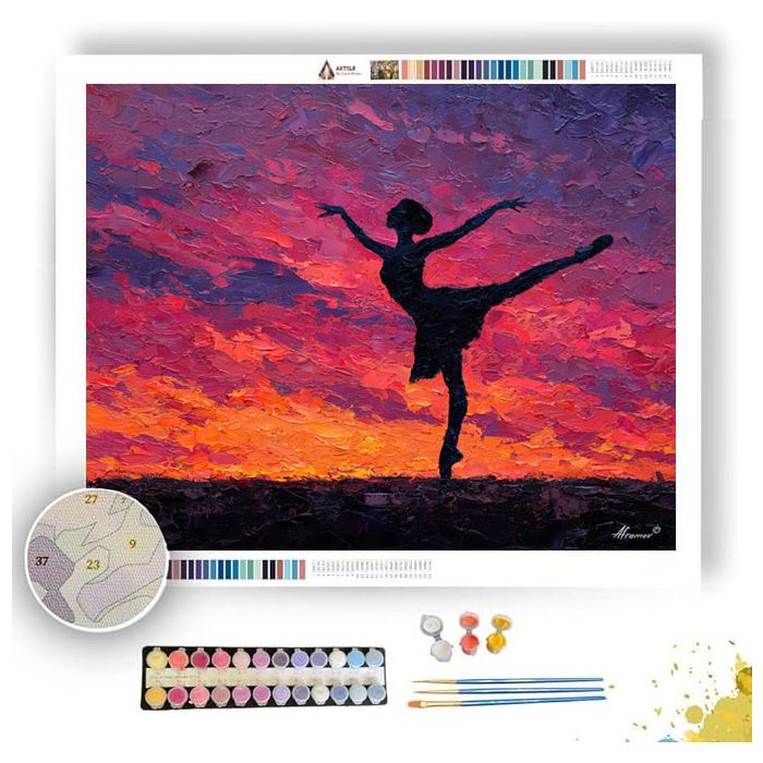 SUNSET PLIE - Paint by Numbers Full Kit