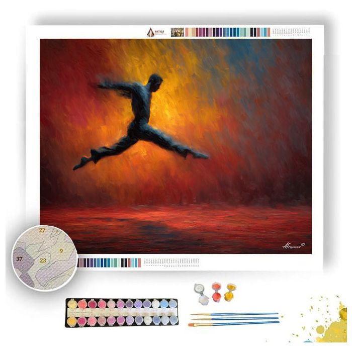 SILENT LEAP - Paint by Numbers Full Kit