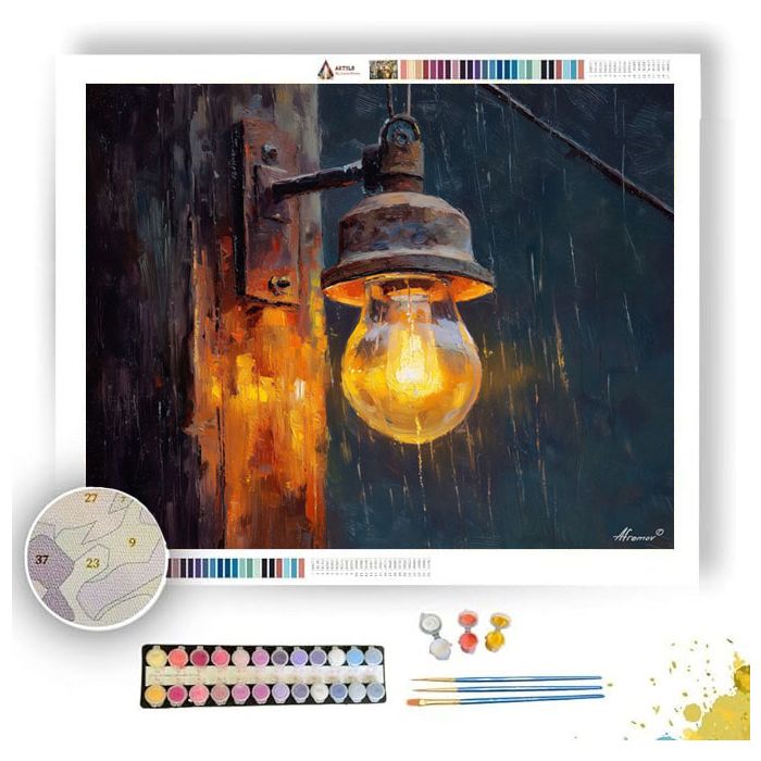 RUSTIC LANTERN - Paint by Numbers Full Kit