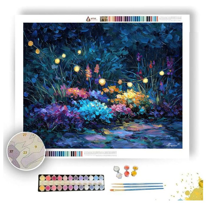 NIGHT GARDEN - Paint by Numbers Full Kit