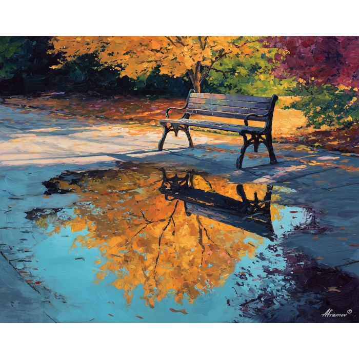 PARK BENCH REFLECTION